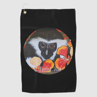 Golfhanddoek Colobus Geschilderd Wild