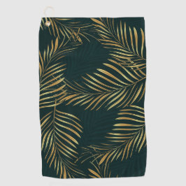 Golfhanddoek - Gouden lijn