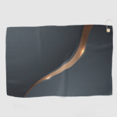 Golfhanddoek - Gouden lijn (Horizontaal)