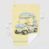 Golfhanddoek | Hydrangea Bloem Fairway Cadeau (Insitu)