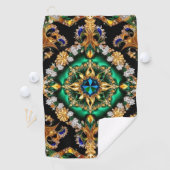 Golfhanddoek met Braziliaanse kleuren (Insitu)