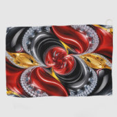 Golfhanddoek met Duitse kleuren (Horizontaal)