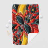 Golfhanddoek met Duitse kleuren (Insitu)