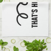 Golfhanddoek met grappige bal en aangepaste slogan theedoek (Gevouwen)