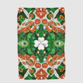 Golfhanddoek met Ierse kleuren (Voorkant)