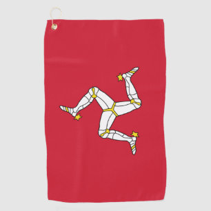 Golfhanddoek met Isle of Man vlag, Verenigd Konink