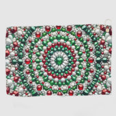 Golfhanddoek met Italiaanse kleuren (Horizontaal)