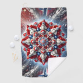 Golfhanddoek met Noorse kleuren (Insitu)