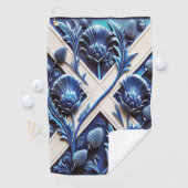 Golfhanddoek met Scottish Thistles Design (Insitu)