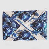 Golfhanddoek met Scottish Thistles Design (Horizontaal)