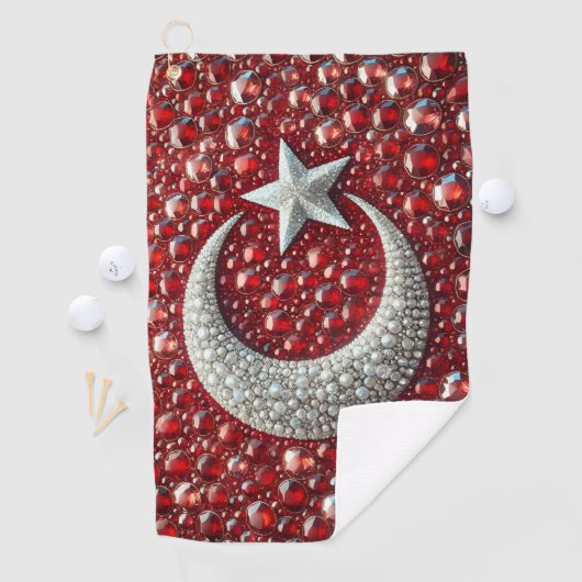 Golfhanddoek met Turkse kleuren (Insitu)