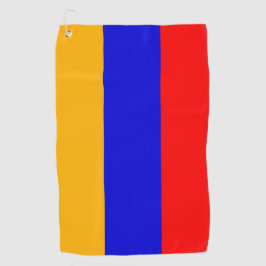 Golfhanddoek met vlag van Armenië