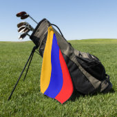 Golfhanddoek met vlag van Armenië (Groen)
