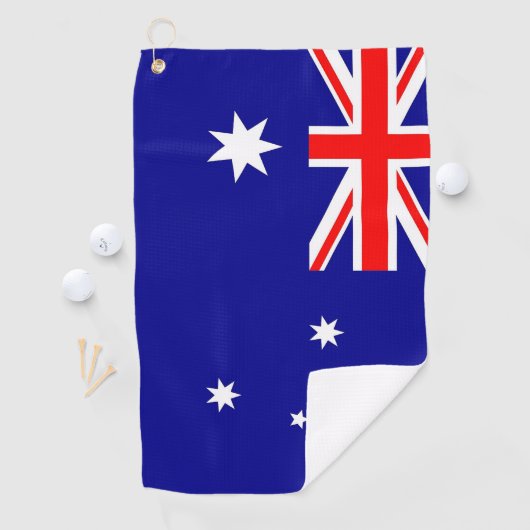 Golfhanddoek met vlag van Australië (Insitu)