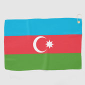 Golfhanddoek met vlag van Azerbeidzjan (Horizontaal)