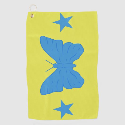 Golfhanddoek met vlag van Bady Bassit (Voorkant)