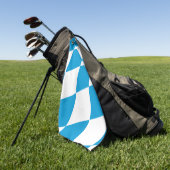 Golfhanddoek met vlag van Beieren, Duitsland (Groen)