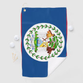 Golfhanddoek met vlag van Belize (Insitu)