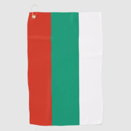 Golfhanddoek met vlag van Bulgarije