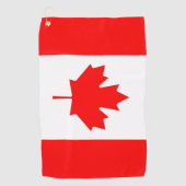 Golfhanddoek met vlag van Canada (Voorkant)
