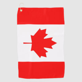 Golfhanddoek met vlag van Canada