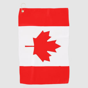 Golfhanddoek met vlag van Canada
