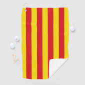Golfhanddoek met vlag van Catalonië (Insitu)