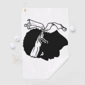 Golfhanddoek met vlag van Corsica (Insitu)