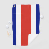 Golfhanddoek met vlag van Costa Rica (Insitu)