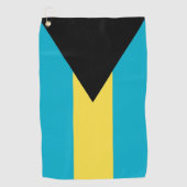 Golfhanddoek met vlag van de Bahama's (Voorkant)