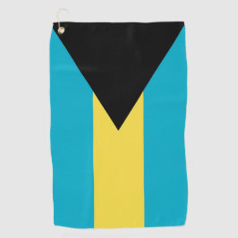 Golfhanddoek met vlag van de Bahama's
