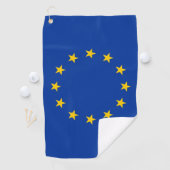 Golfhanddoek met vlag van de Europese Unie (Insitu)