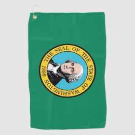 Golfhanddoek met vlag van de staat Washington, Ver