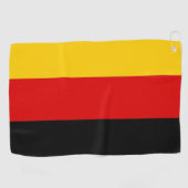 Golfhanddoek met vlag van Duitsland (Horizontaal)