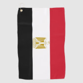 Golfhanddoek met vlag van Egypte (Voorkant)