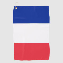 Golfhanddoek met vlag van Frankrijk