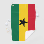 Golfhanddoek met vlag van Ghana (Insitu)