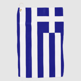 Golfhanddoek met vlag van Griekenland