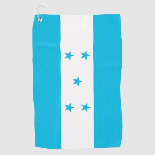 Golfhanddoek met vlag van Honduras (Voorkant)