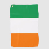 Golfhanddoek met vlag van Ierland (Voorkant)