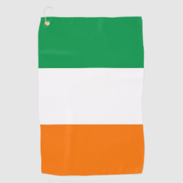 Golfhanddoek met vlag van Ierland