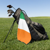 Golfhanddoek met vlag van Ierland (Groen)