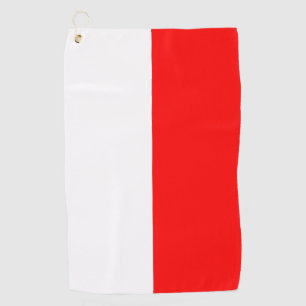 Golfhanddoek met vlag van Indonesië