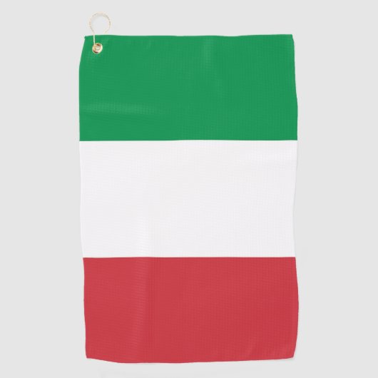 Golfhanddoek met vlag van Italië (Voorkant)