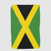 Golfhanddoek met vlag van Jamaica (Voorkant)