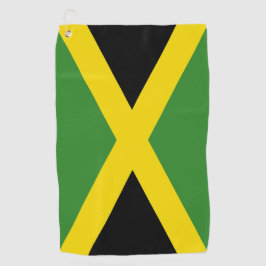 Golfhanddoek met vlag van Jamaica
