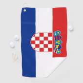 Golfhanddoek met vlag van Kroatië (Insitu)