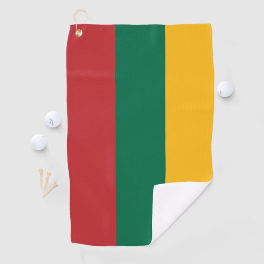 Golfhanddoek met vlag van Litouwen (Insitu)