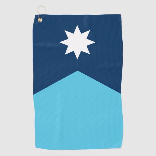 Golfhanddoek met vlag van Minnesota, VS (Voorkant)