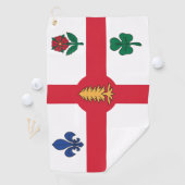 Golfhanddoek met vlag van Montreal, Canada (Insitu)